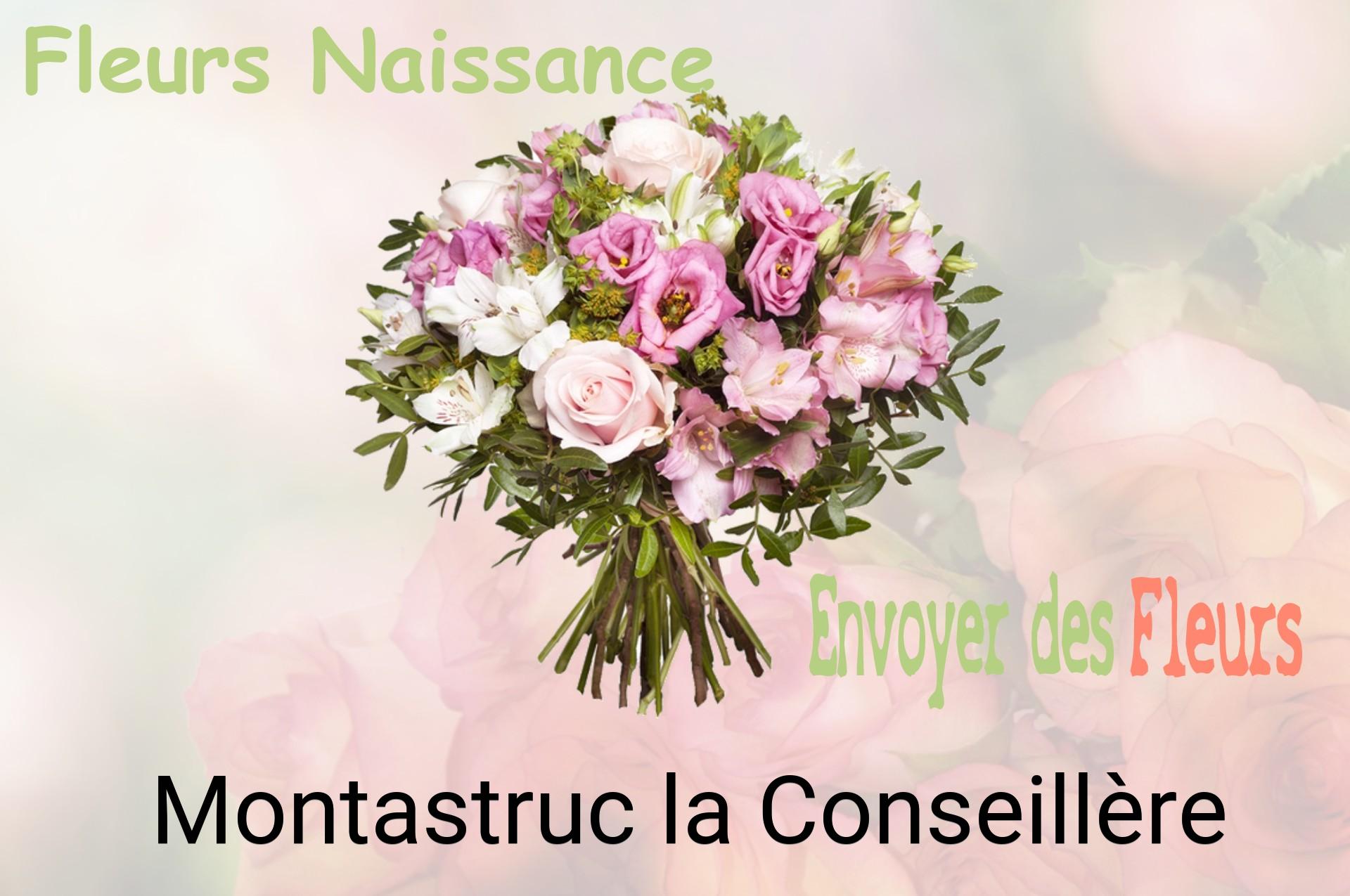 Bouquet de fleurs de naissance livré à Montastruc-la-Conseillère